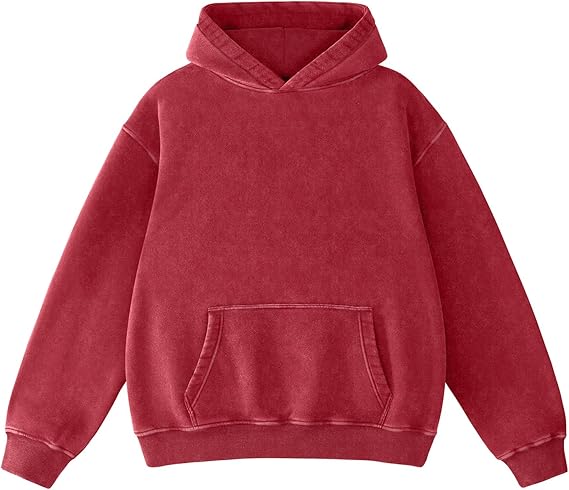 Dnzzs Acid Wash Hoodie Super Soft Sweatshirt for Mens