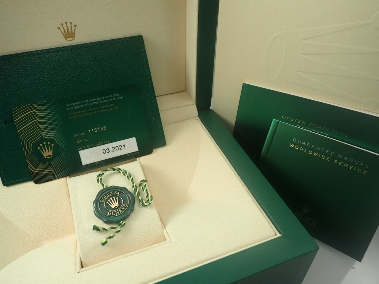 Rolex Day Date Reference 118138