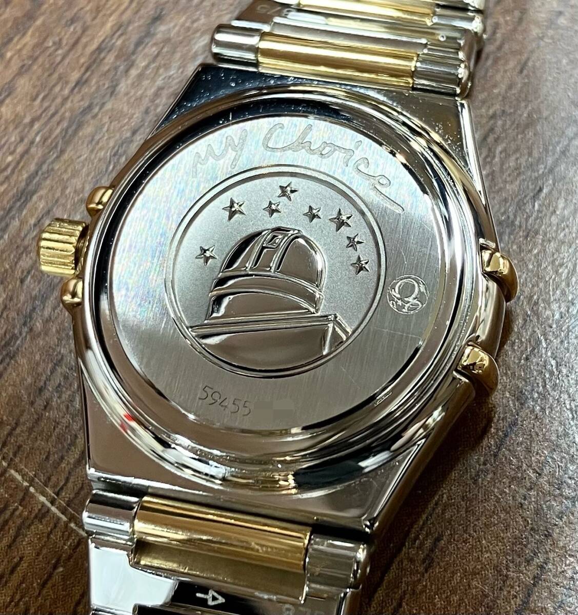 OMEGA Constellation Quartz Women's Watch with Diamond Bezel and 12 Diamonds, 1365.75, Shell Dial