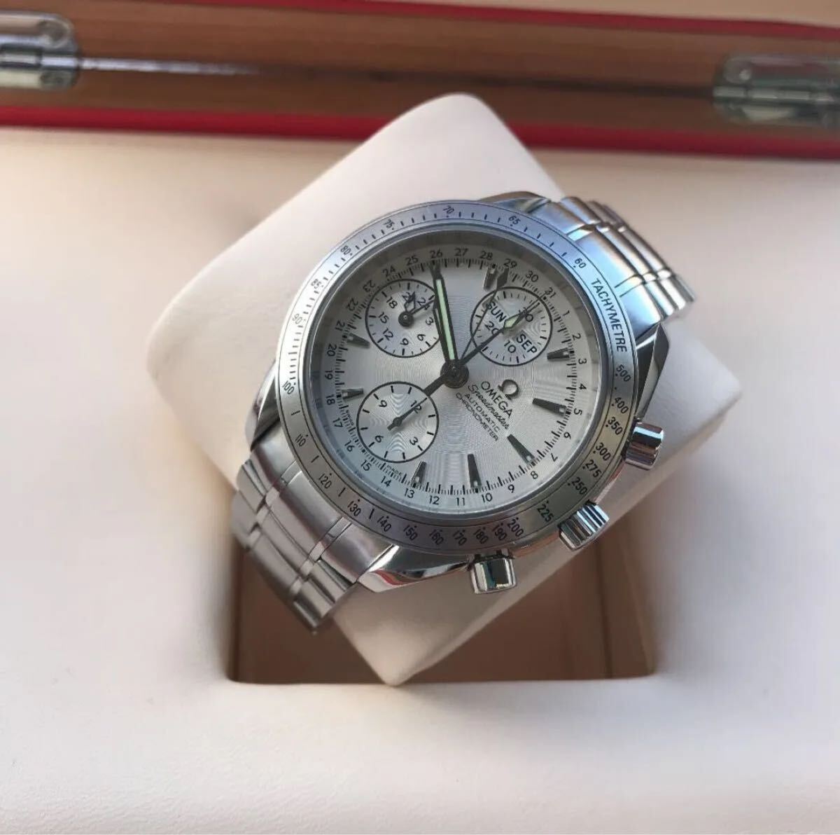 Omega Speedmaster Day-Date 3221.30 Triple Calendar Chronograph Men's Automatic Watch