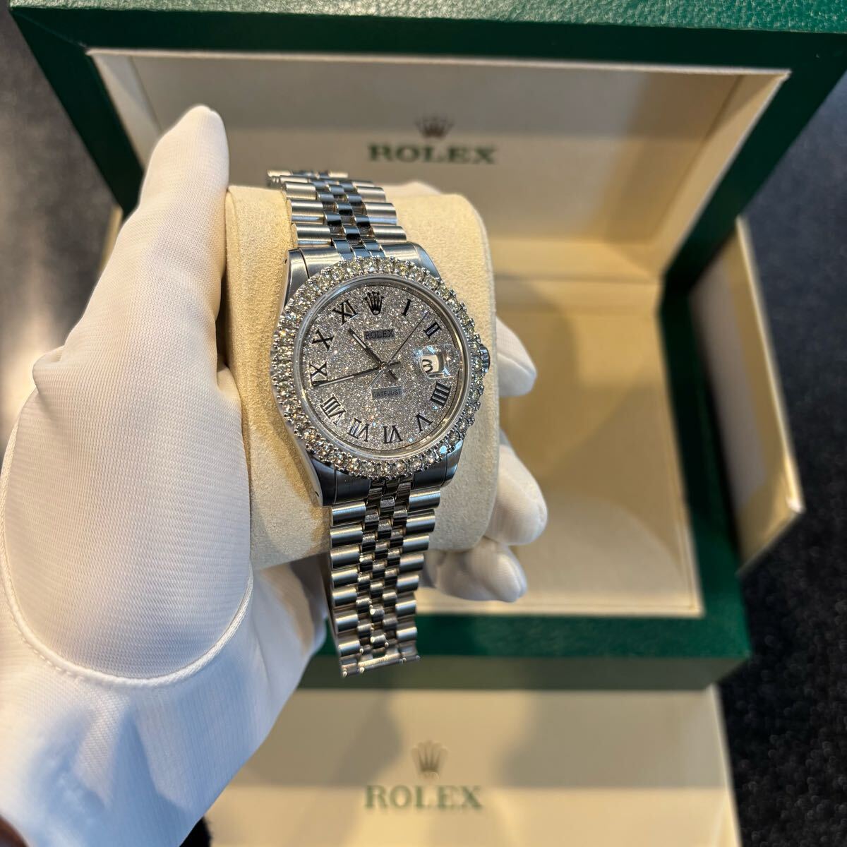 ROLEX Datejust 36MM Stainless Steel Diamond