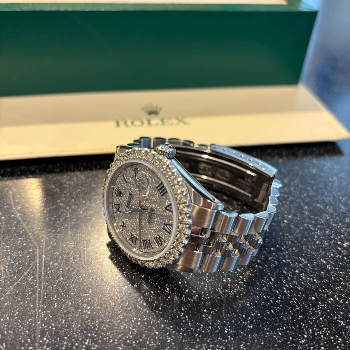 ROLEX Datejust 36MM Stainless Steel Diamond