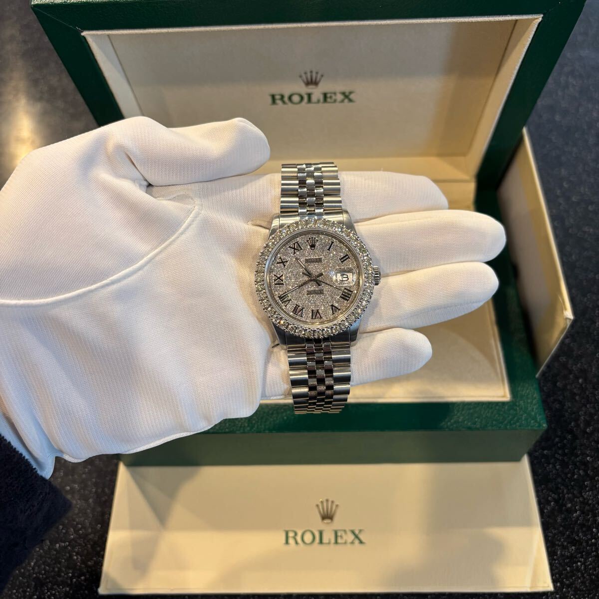ROLEX Datejust 36MM Stainless Steel Diamond