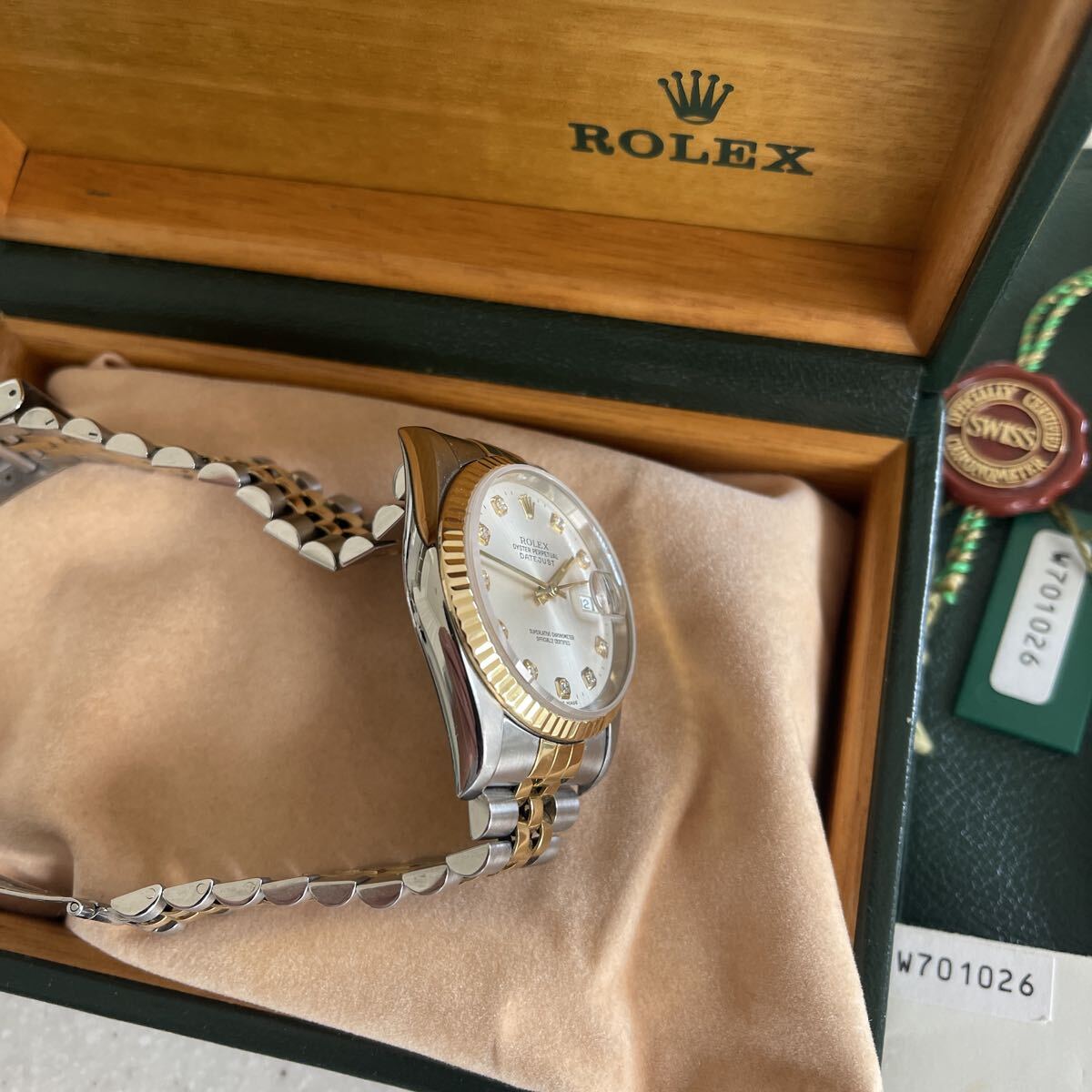 ROLEX Datejust 10P Diamond Edition Watch