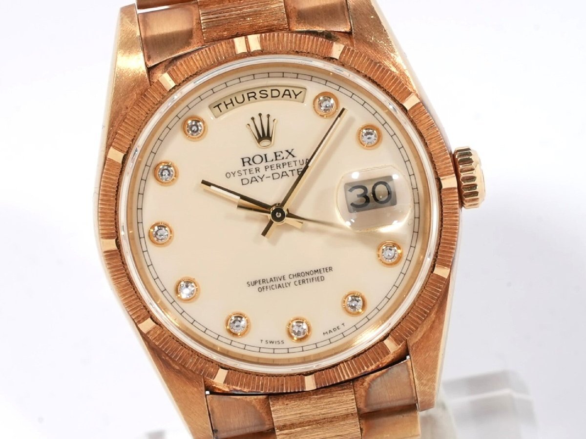 Rolex Day-Date Ref. 18248 18KYG Ivory Dial
