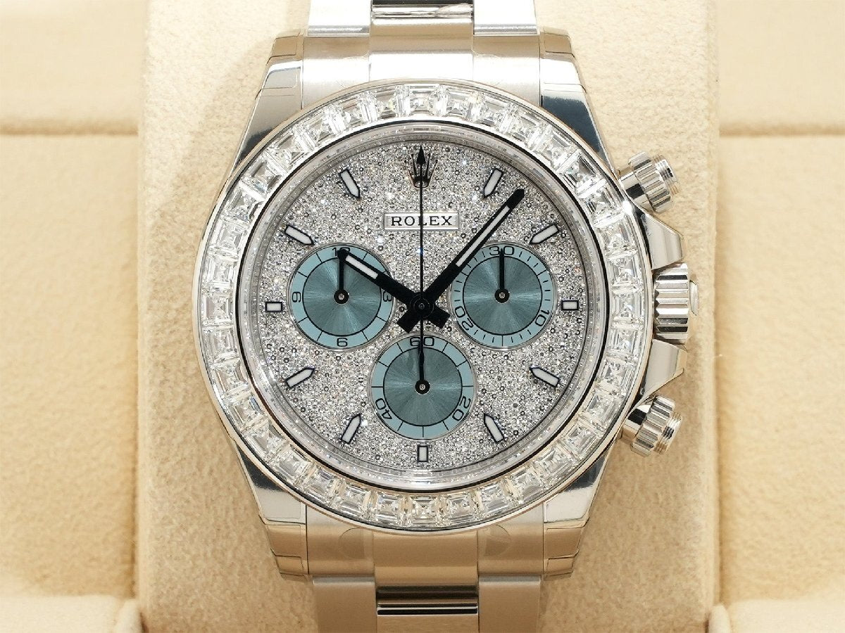 Rolex Daytona Ref. 126576TBR PT Pavé Diamond Dial