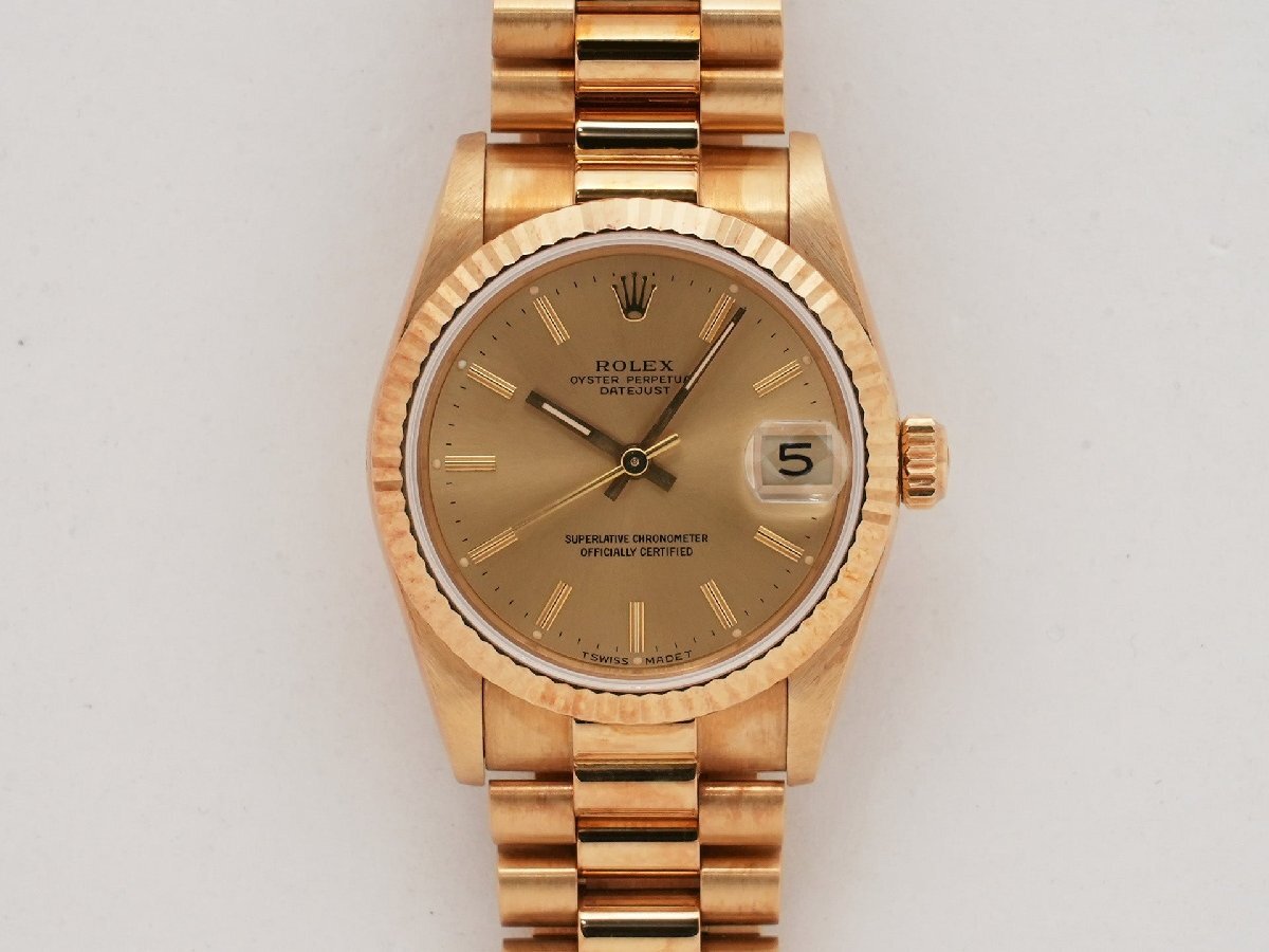 Rolex Datejust Ref. 68278 18KYG Champagne Dial