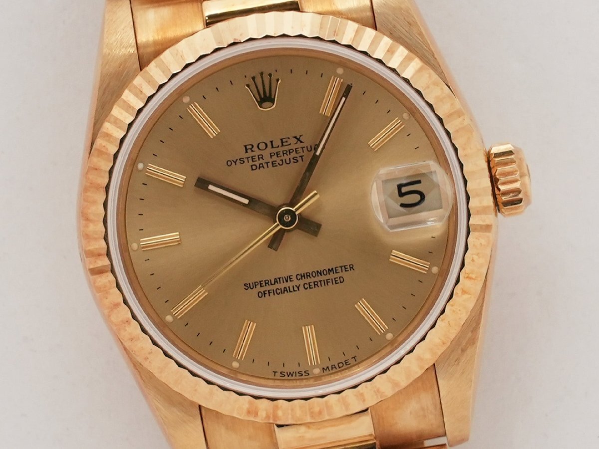 Rolex Datejust Ref. 68278 18KYG Champagne Dial