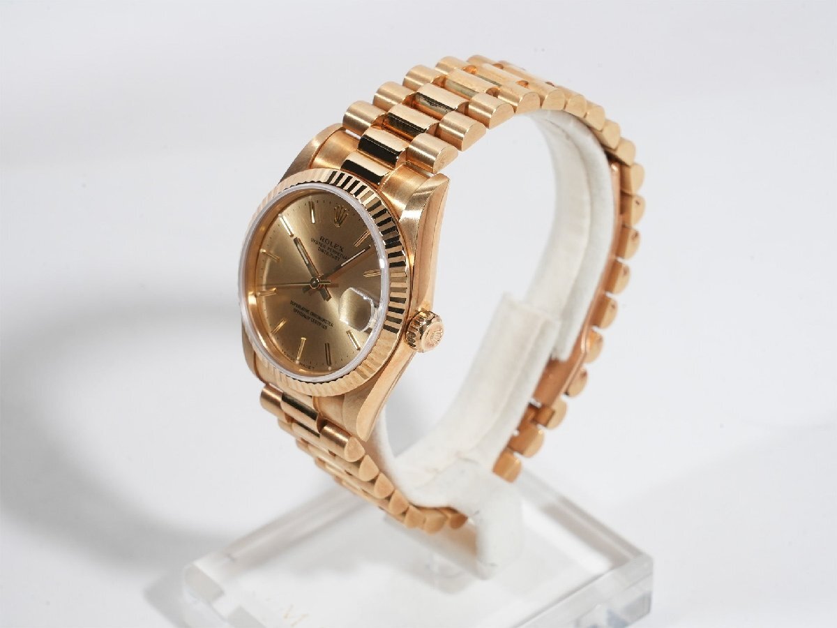 Rolex Datejust Ref. 68278 18KYG Champagne Dial