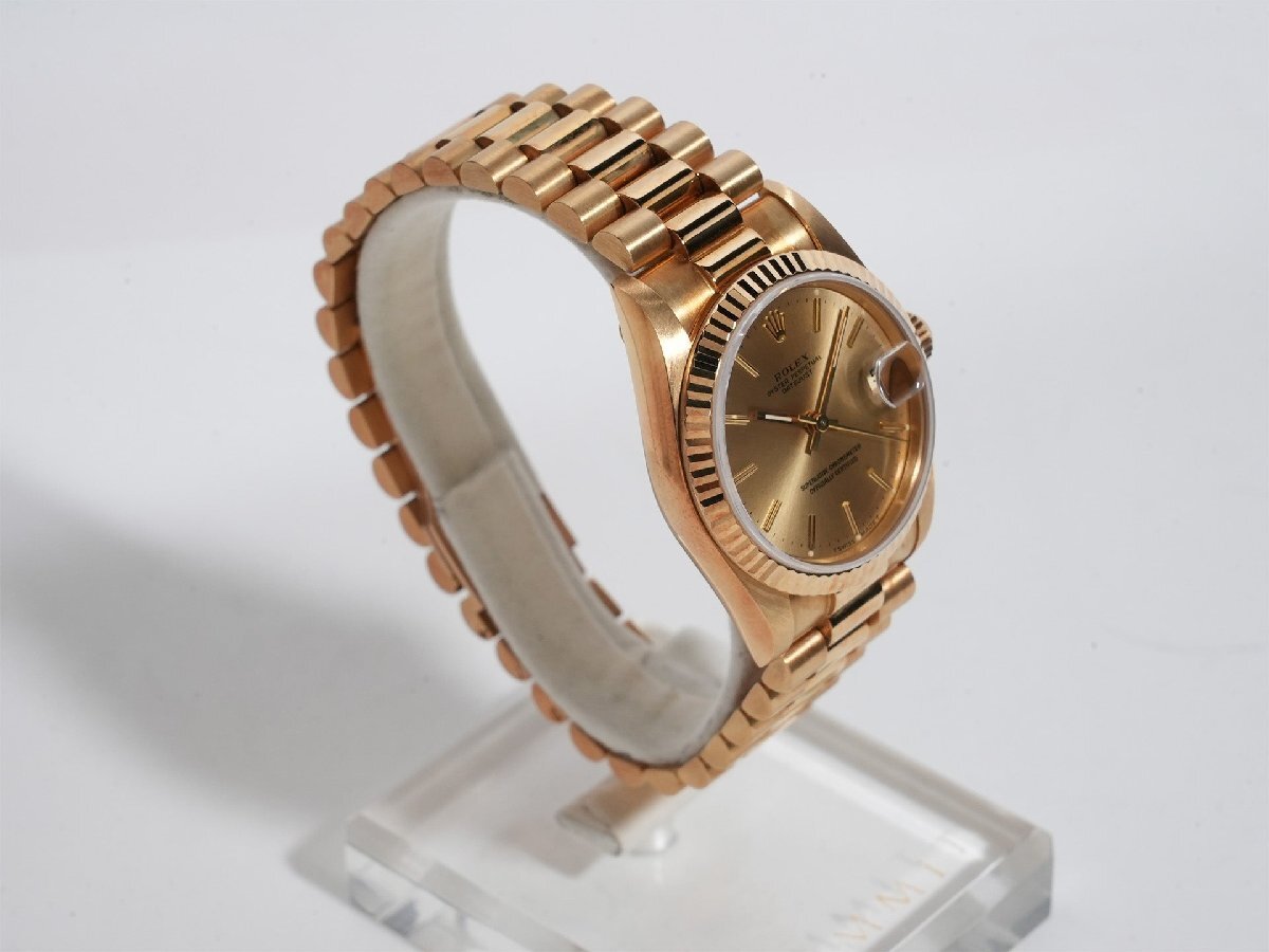 Rolex Datejust Ref. 68278 18KYG Champagne Dial