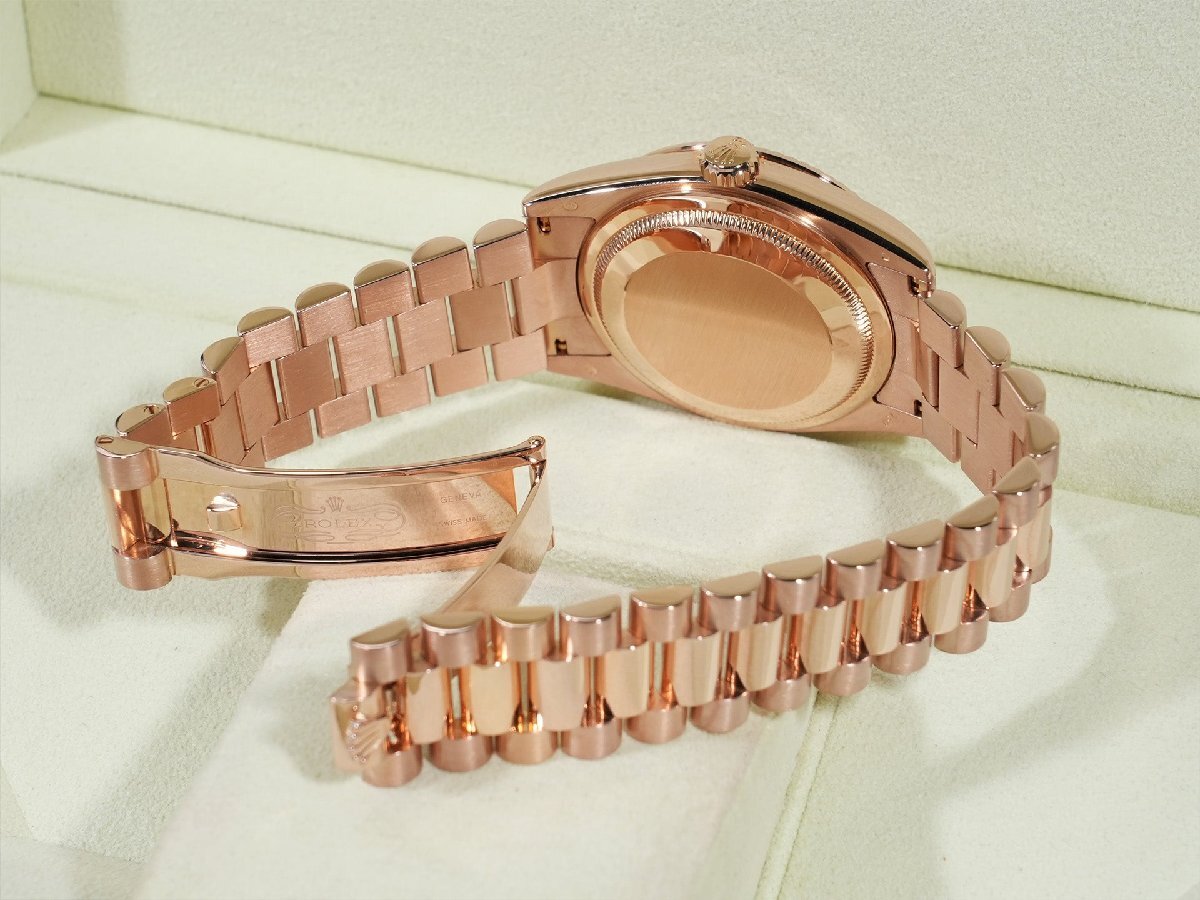Rolex Day-Date Ref. 118235A 18KPG Pink x 10P Diamond Dial