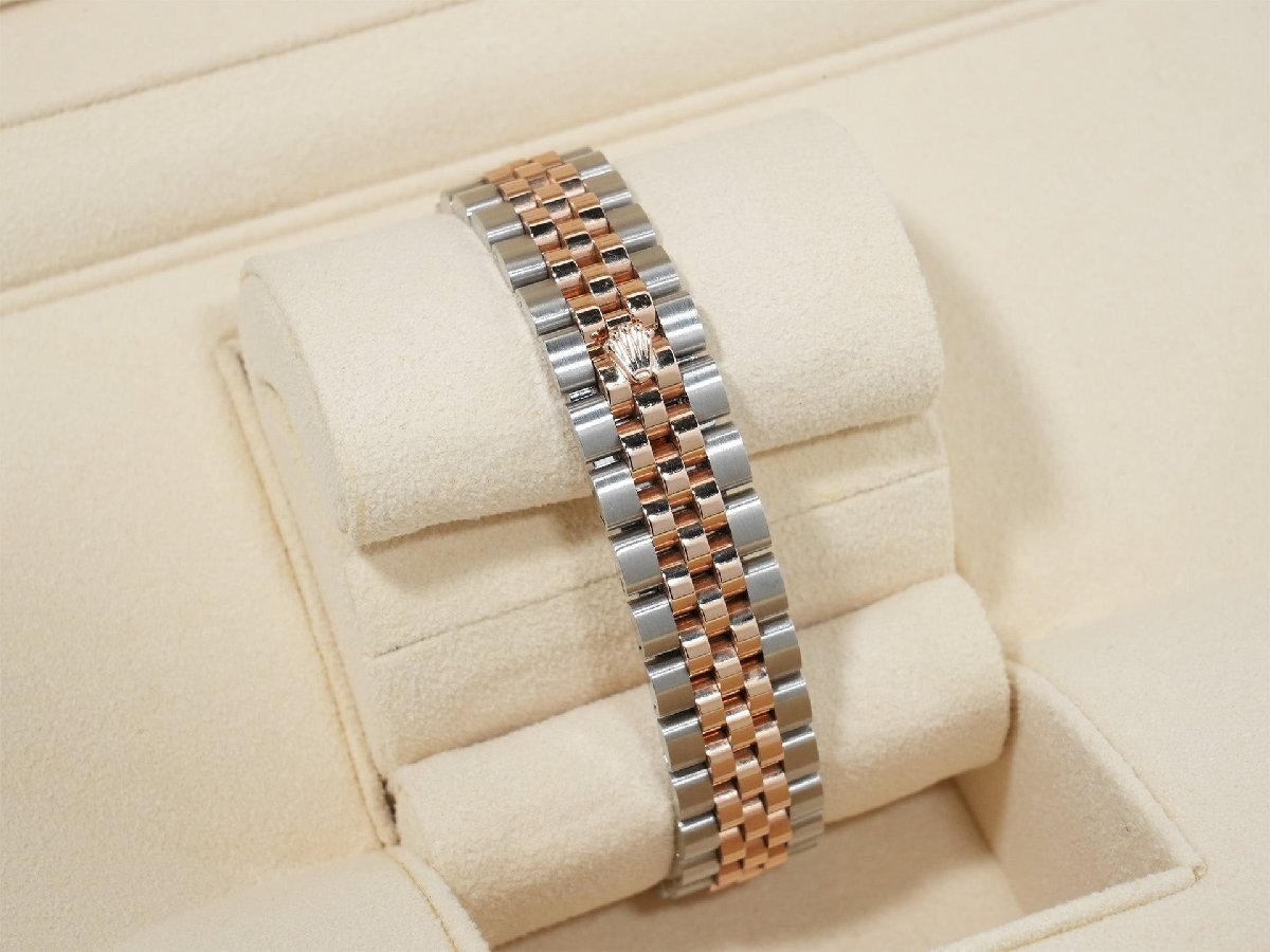 Rolex Datejust 28 Ref. 279171 Stainless Steel/Everose Gold Chocolate Diamond Dial with Jubilee Bracelet
