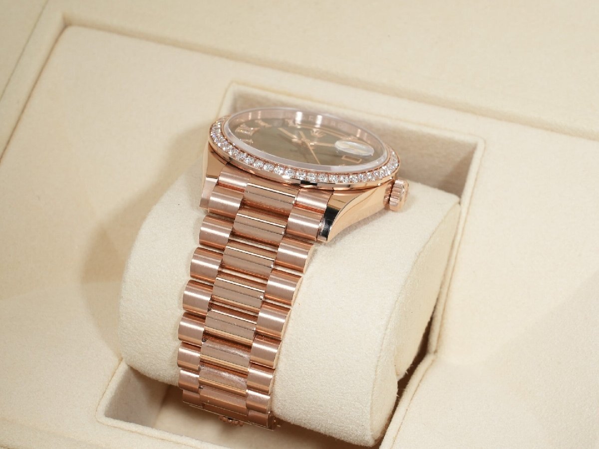 Rolex Day-Date 36 Ref. 128345RBR Everose Gold Eisenkiesel Dial