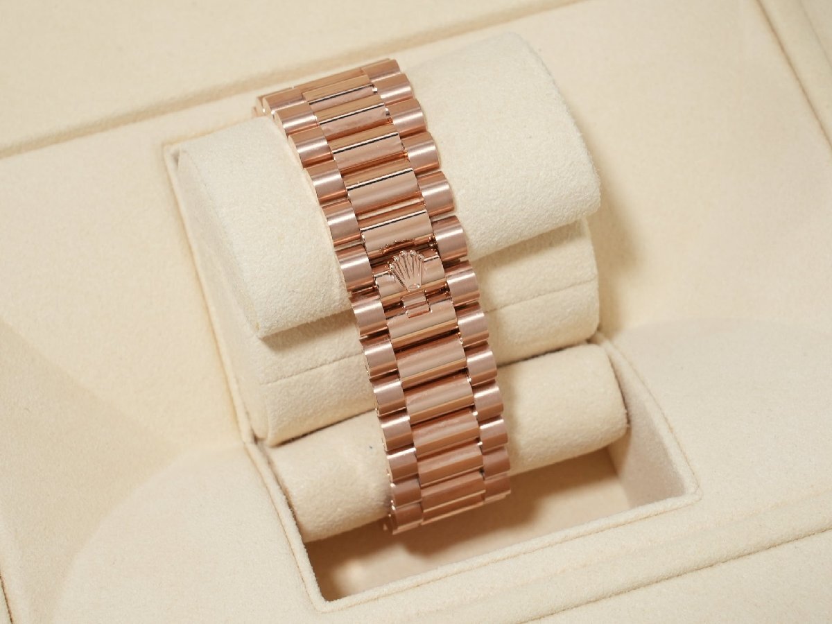 Rolex Day-Date 36 Ref. 128345RBR Everose Gold Eisenkiesel Dial