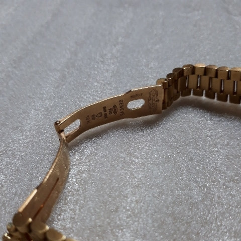 Rolex Datejust Ladies' 10-Piece Diamond 18K Yellow Gold Solid Gold 69178G Circa 1985 Warranty Card Links Outer Box Instruction Manual
