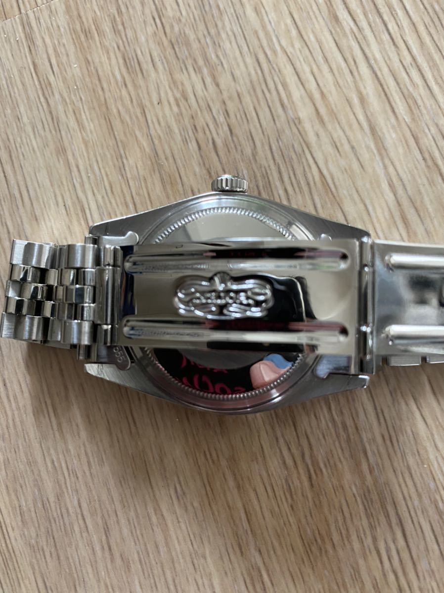 1970s ROLEX DATEJUST 16014 Rolex Datejust Oyster Perpetual with White Gold Bezel, Newly Polished. Used Vintage.