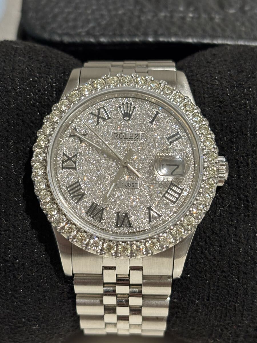 ROLEX Datejust 36MM Stainless Steel Diamond