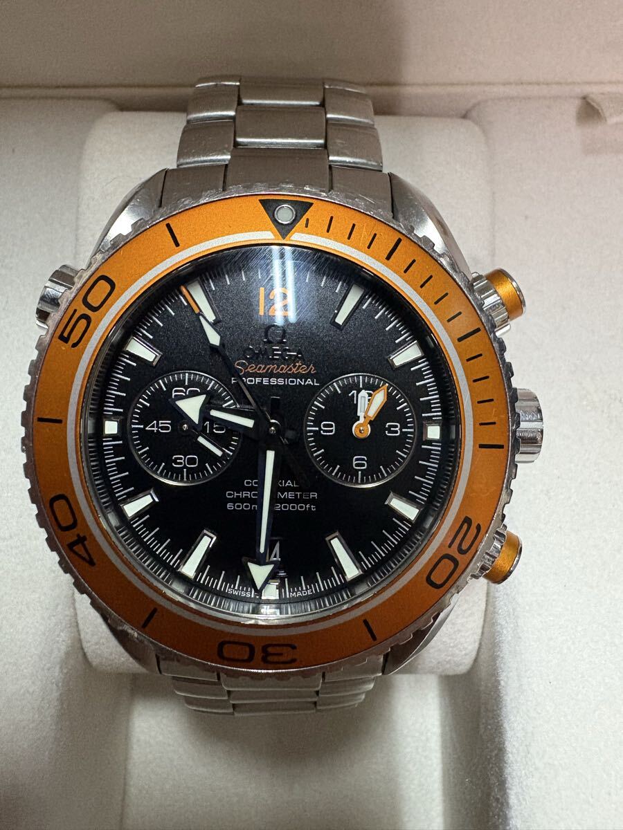 OMEGA 232.30.46.51.01.002 Seamaster Planet Ocean 600M Date Chronograph Automatic Men's Watch, Pre-owned