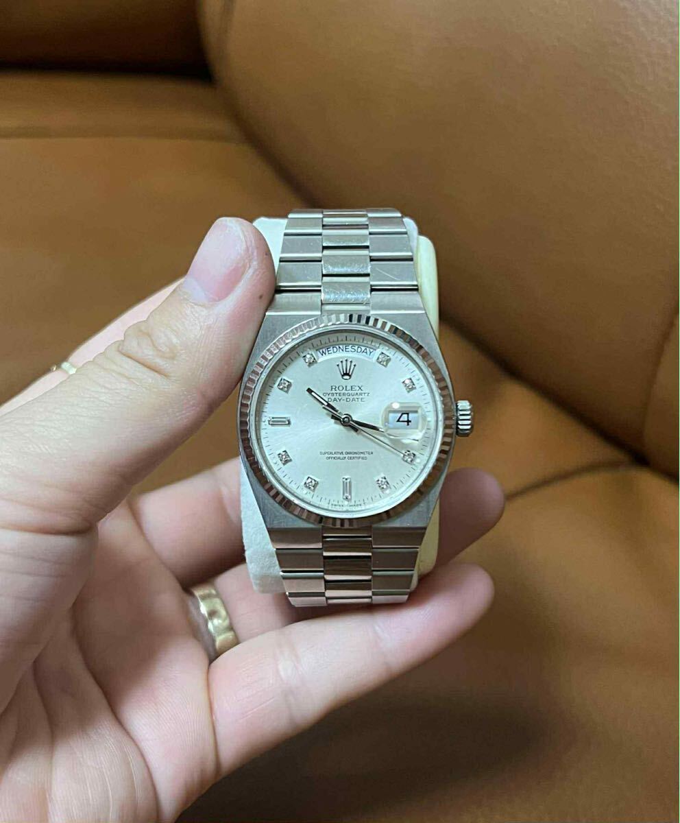 ROLEX 19019 Datejust, 18k gold watch, working condition. Rolex DATEJUST. 159g