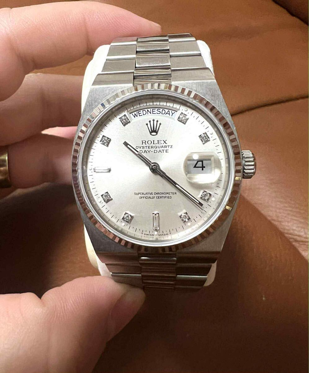 ROLEX 19019 Datejust, 18k gold watch, working condition. Rolex DATEJUST. 159g