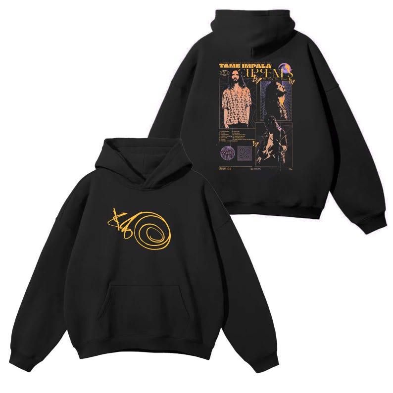 Currents Tame Impala Hoodie Music Rock Band Shirt