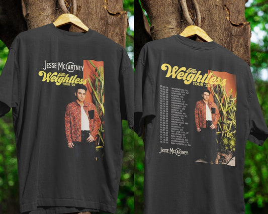 Jesse Mccartney The Weightglass Tour Concert Shirt
