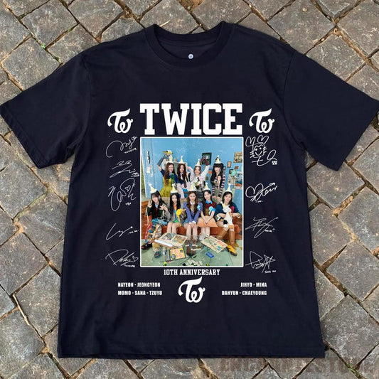 Retro Twice 10th Anniversary The Story Goes On Shirt