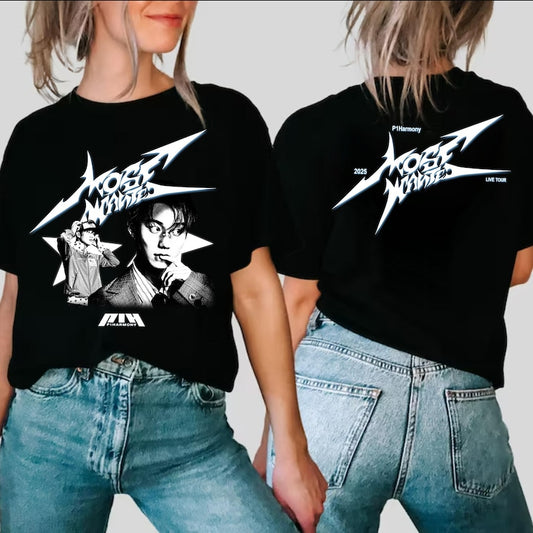 Retro Intak P1harmony Live Tour P1ustage H Most Wanted Shirt