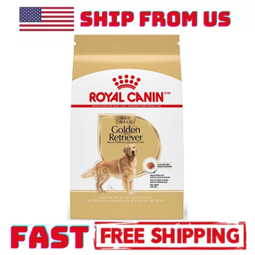 Royal Canin Breed Health Nutrition Golden Retriever Adult Dry Dog Food, 30 lbs.
