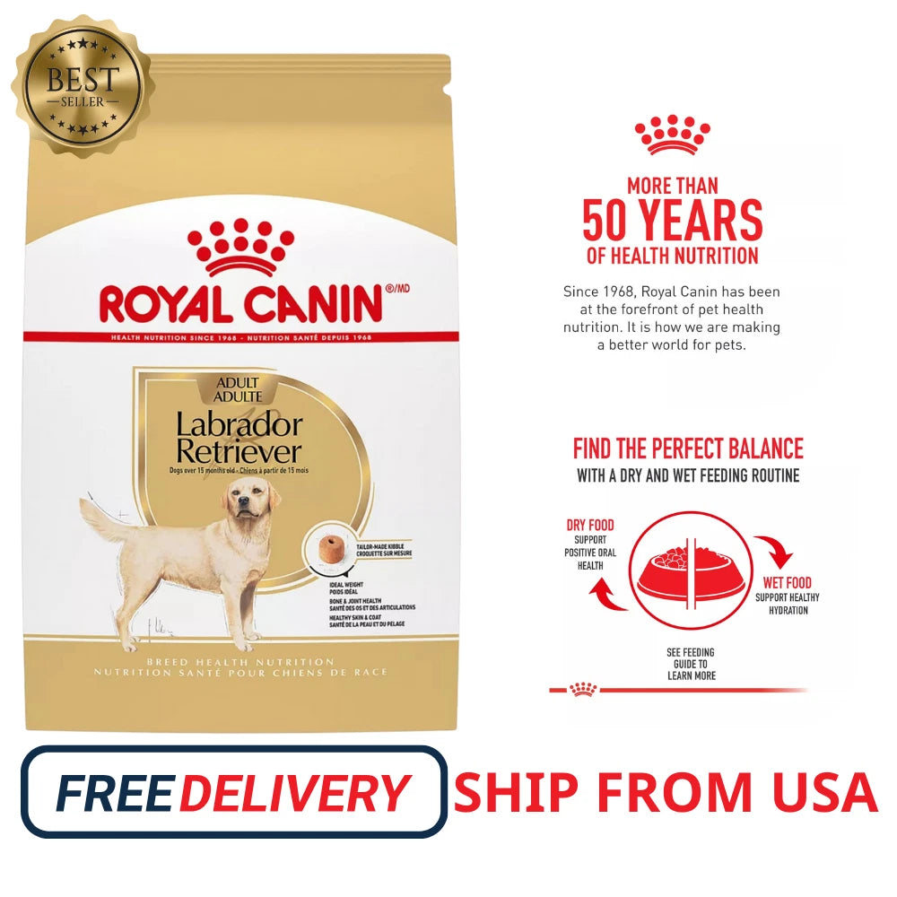 Royal Canin Labrador Retriever Adult Breed Specific Dry Dog Food - 30 Pound