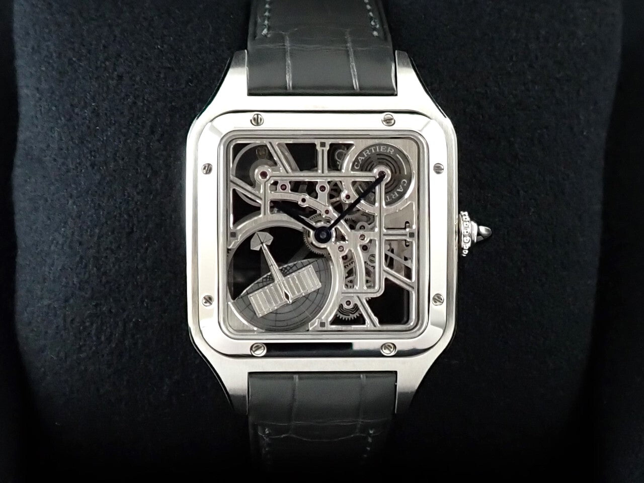 Cartier Santos-Dumont Skeleton Ref.WHSA0032