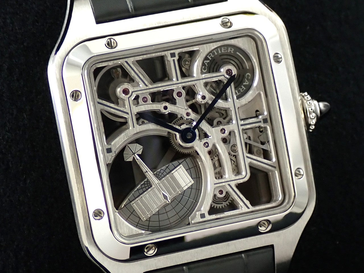 Cartier Santos-Dumont Skeleton Ref.WHSA0032