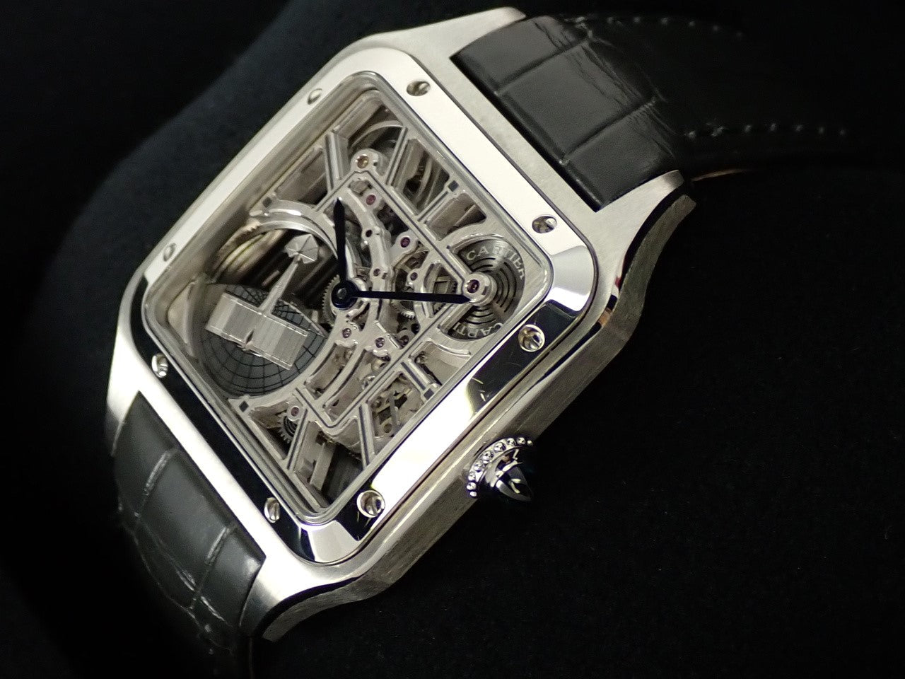 Cartier Santos-Dumont Skeleton Ref.WHSA0032