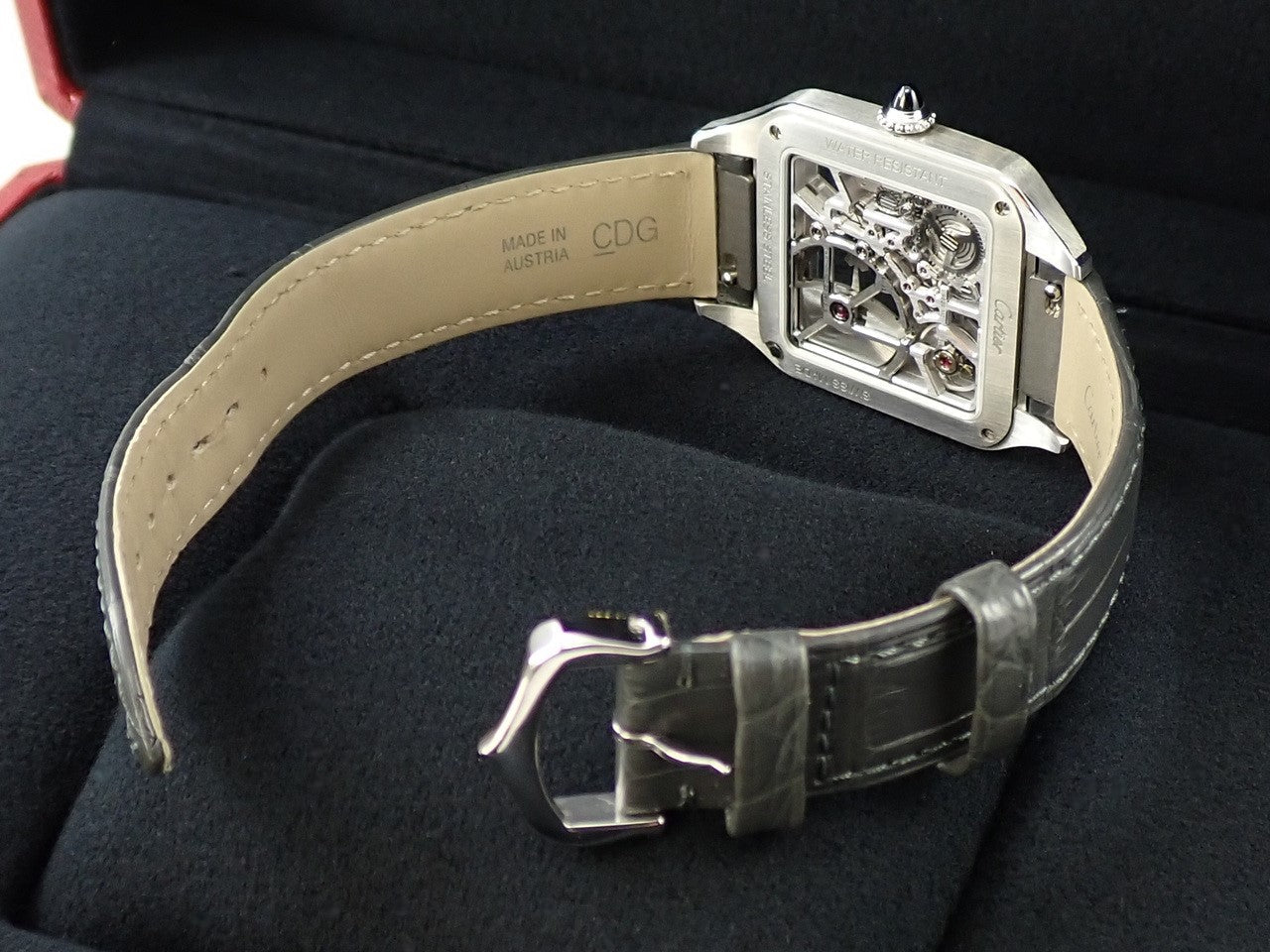 Cartier Santos-Dumont Skeleton Ref.WHSA0032