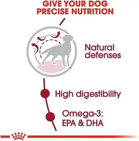 X5 Royal Canin Medium Breed Adult Dry Dog Food, 30 lb bag