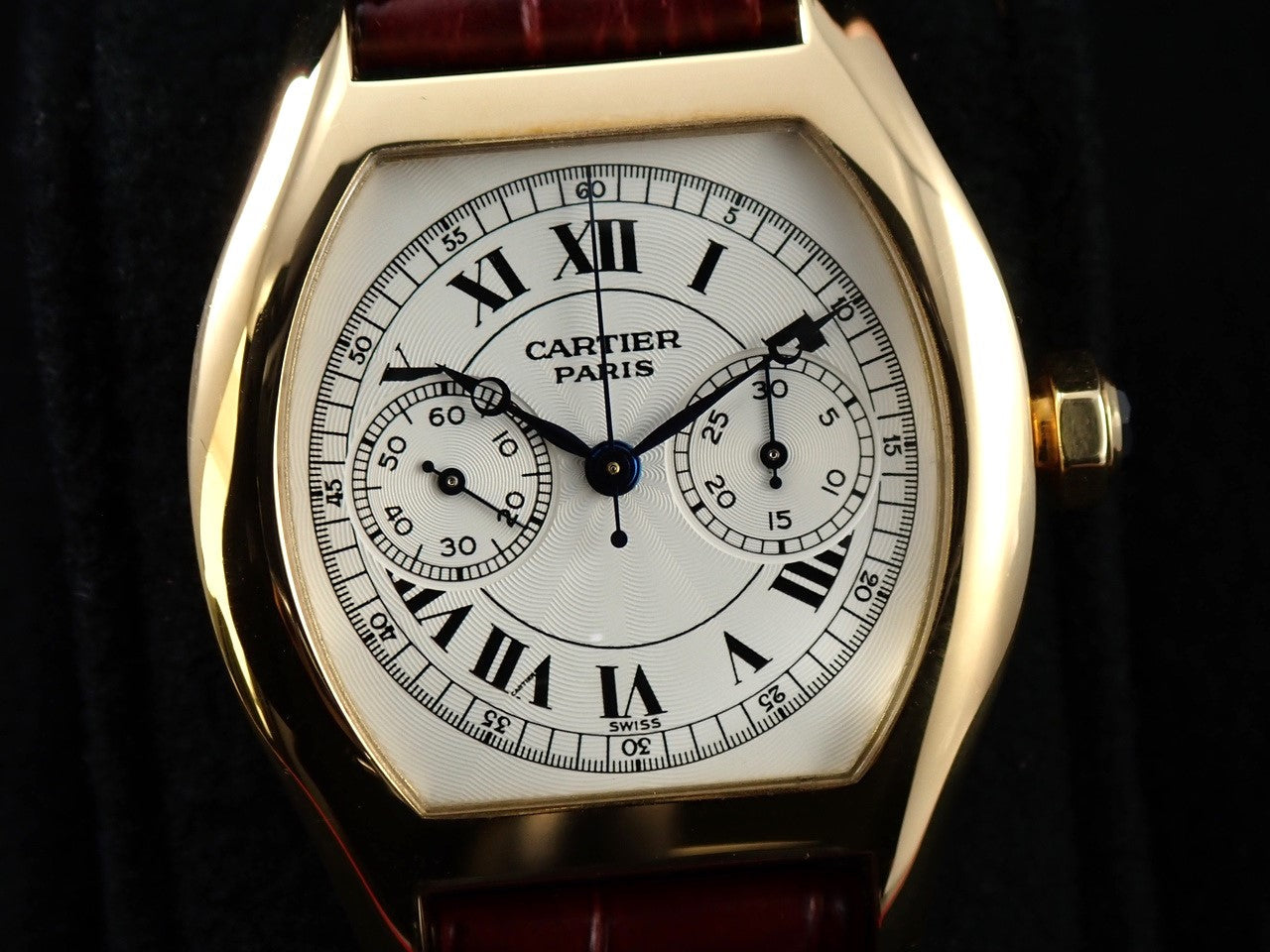 Cartier Tortue One-Push Chronograph Reference 2356
