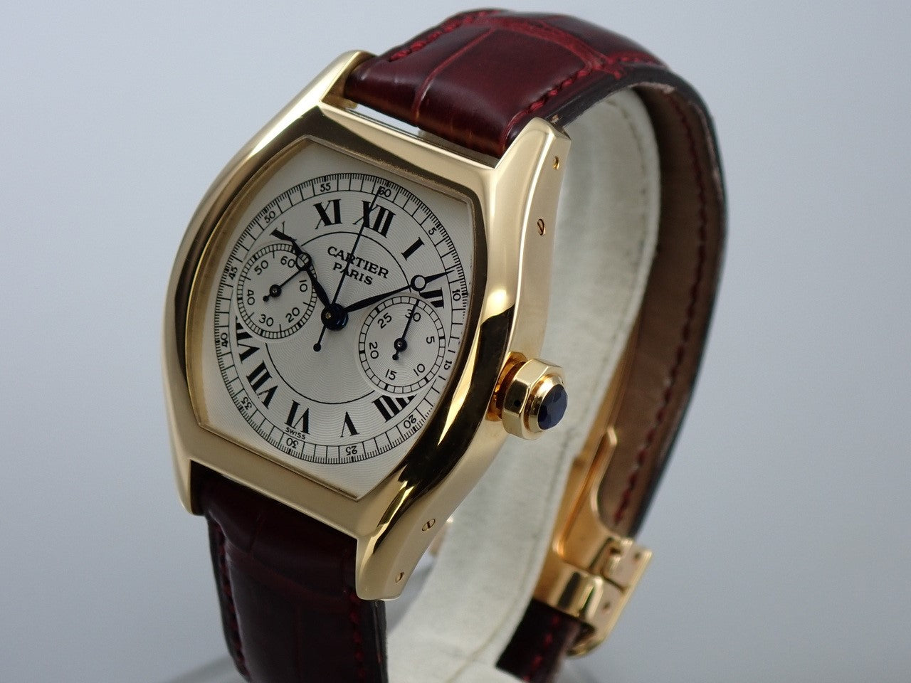 Cartier Tortue One-Push Chronograph Reference 2356