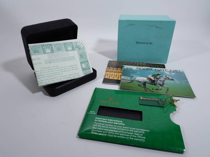 Rolex Datejust TIFFANY & Co.  Ref.69163 X