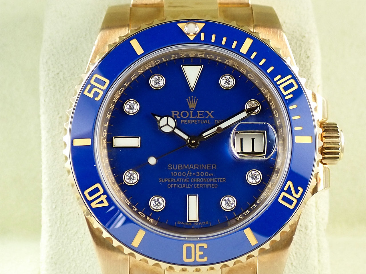Rolex Submariner Date Ref.116618GLB V number
