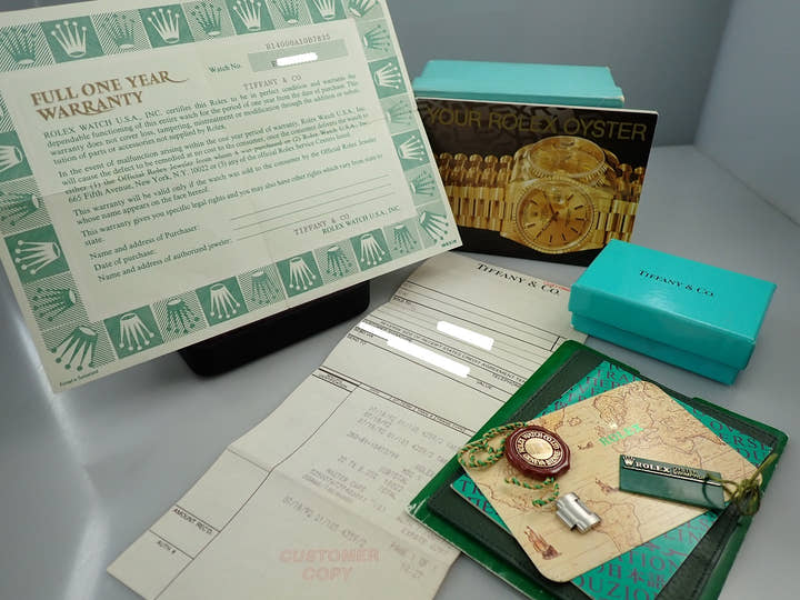 Rolex Air King Tiffany  Reference 14000