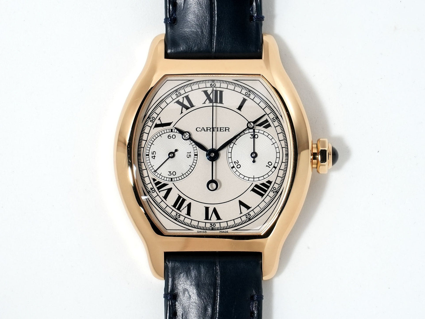 Cartier Tortue Monopusher Chronograph Ref.WHTO0007