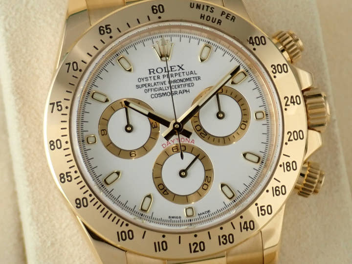 Rolex Daytona  Reference 116528 18KYG