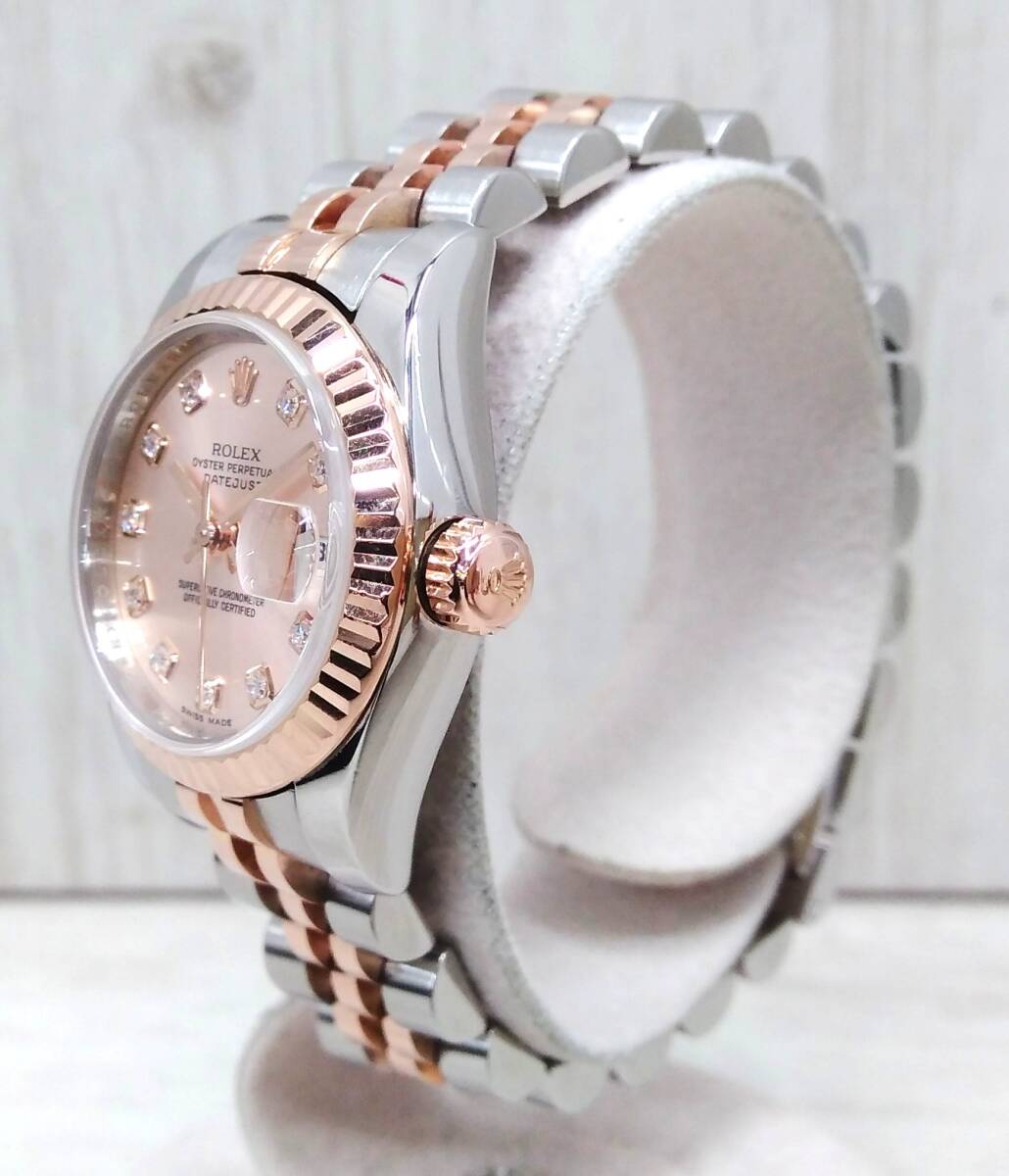 ROLEX DATEJUST 179171G/M08**** Pink Dial Women's Automatic Watch [2025/06, Overhauled and Polished]