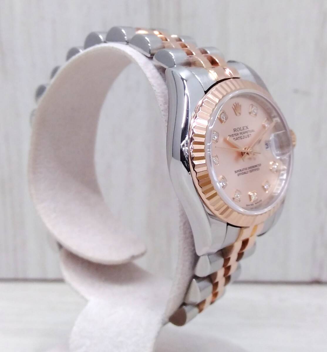 ROLEX DATEJUST 179171G/M08**** Pink Dial Women's Automatic Watch [2025/06, Overhauled and Polished]