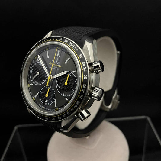 OMEGA Speedmaster 326.21.40.50 Automatic Omega Speedmaster Racing Co-Axial Watch with Box, Manual, and Warranty