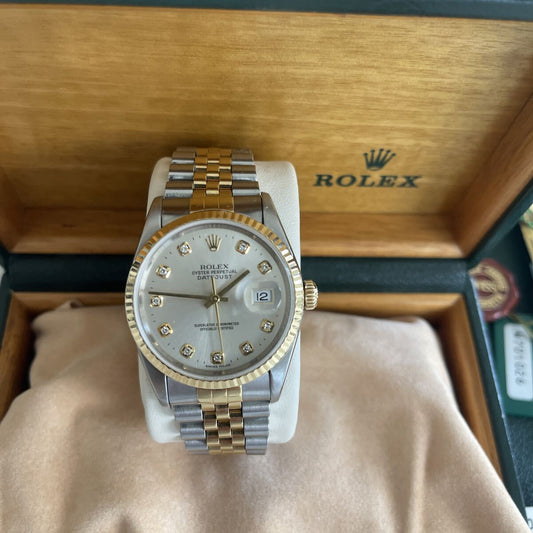 ROLEX Datejust 10P Diamond Edition Watch