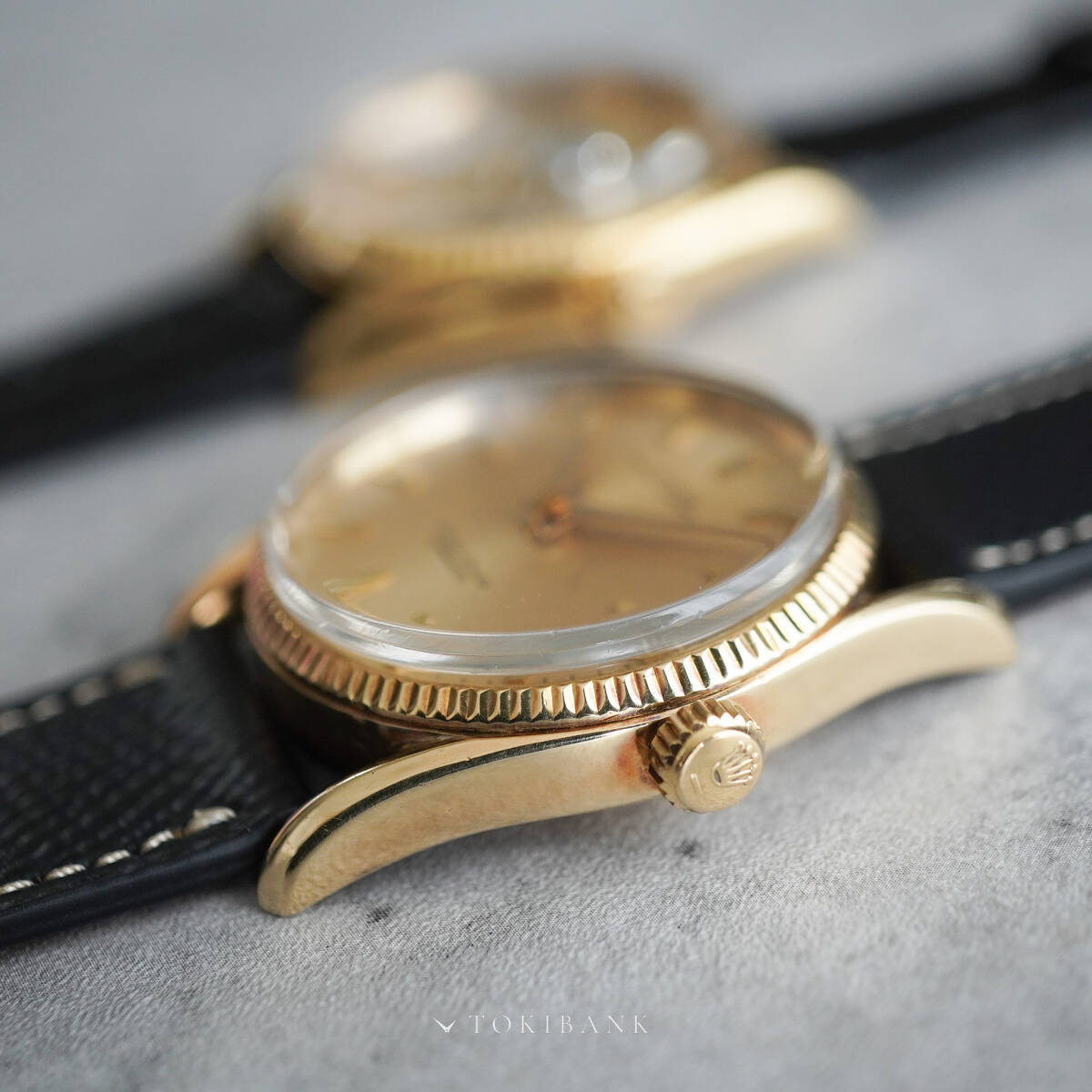 ROLEX OYSTER PERPETUAL REF.6593 14KYG 1957 Bombay