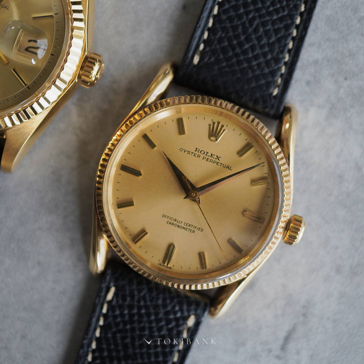 ROLEX OYSTER PERPETUAL REF.6593 14KYG 1957 Bombay