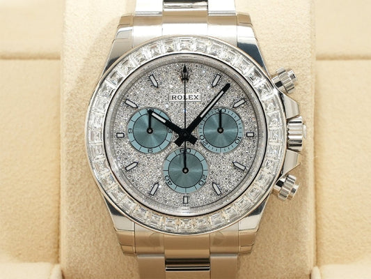 Rolex Daytona Ref. 126576TBR PT Pavé Diamond Dial