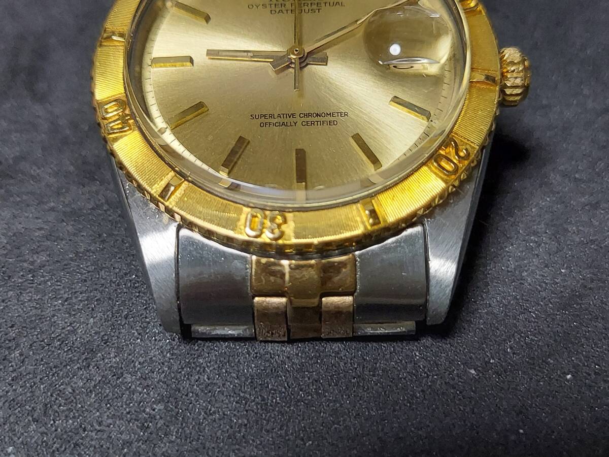 Rolex 1625 Thunderbird gold and stainless steel combination model. Overhauled last year. Exterior polished. Beautiful men's size: 36mm (excluding crown). Fits sizes 18cm to 22cm.